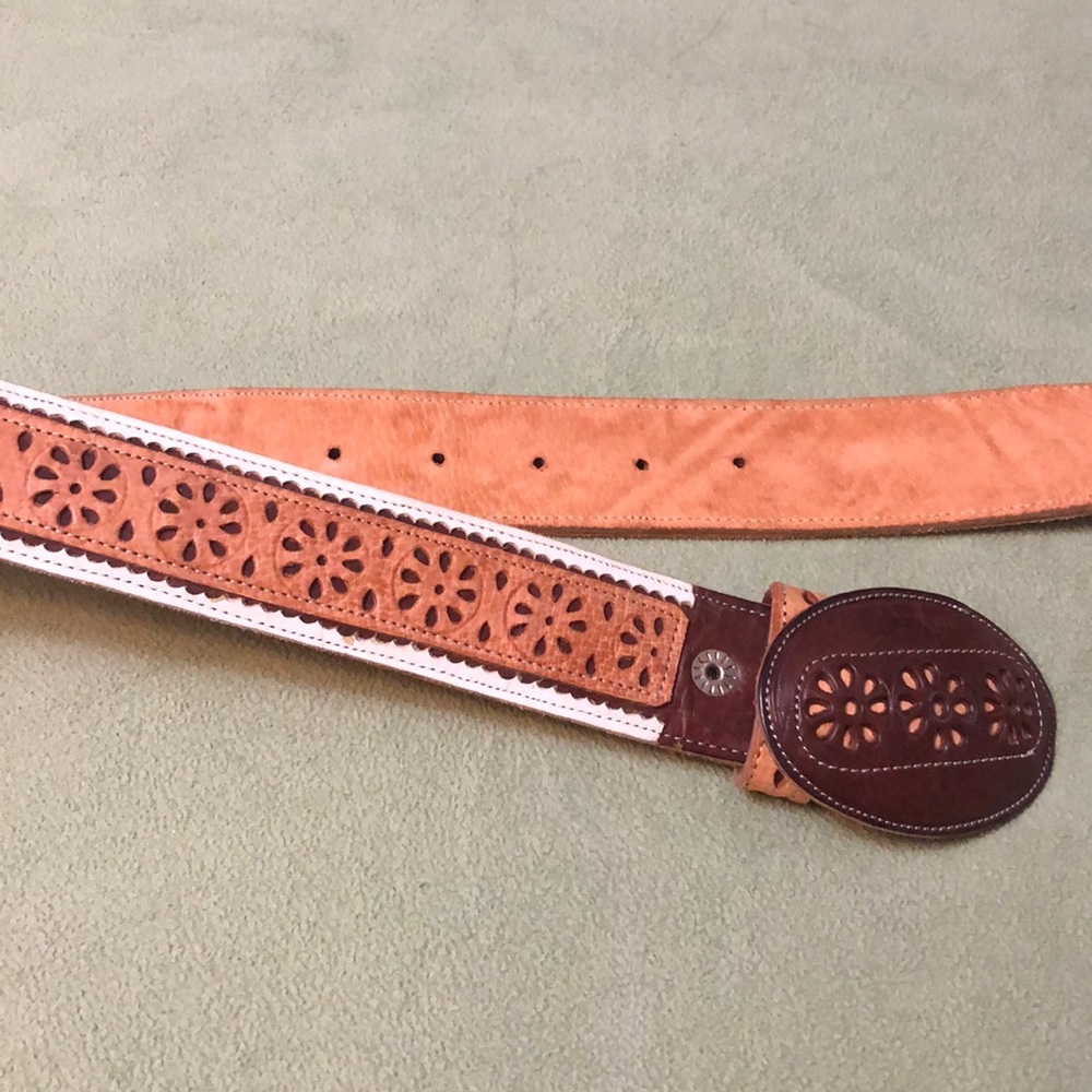 Leather belt from Mexico